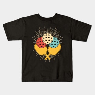 Pickleball Sports Fans Gift Idea Kids T-Shirt